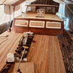 Teak Deck Wood Boat Restoration- Cortez, FL.