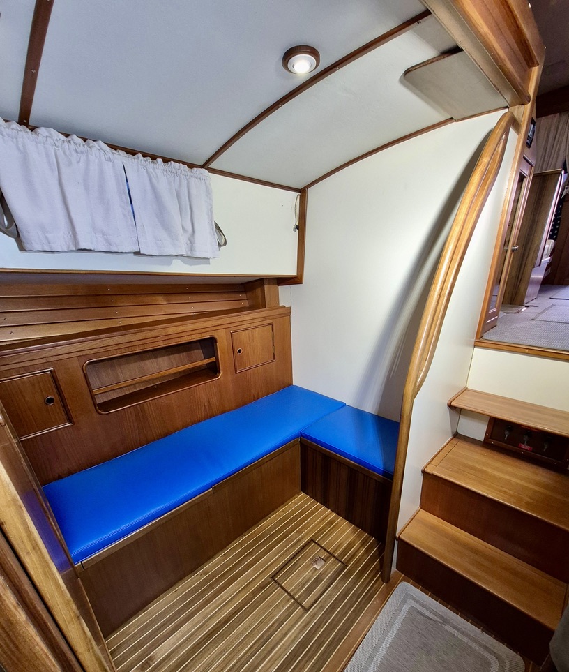 C-Breakfast Nook Fabrication After Boat Carpentry Repair Services Bradenton, Florida.