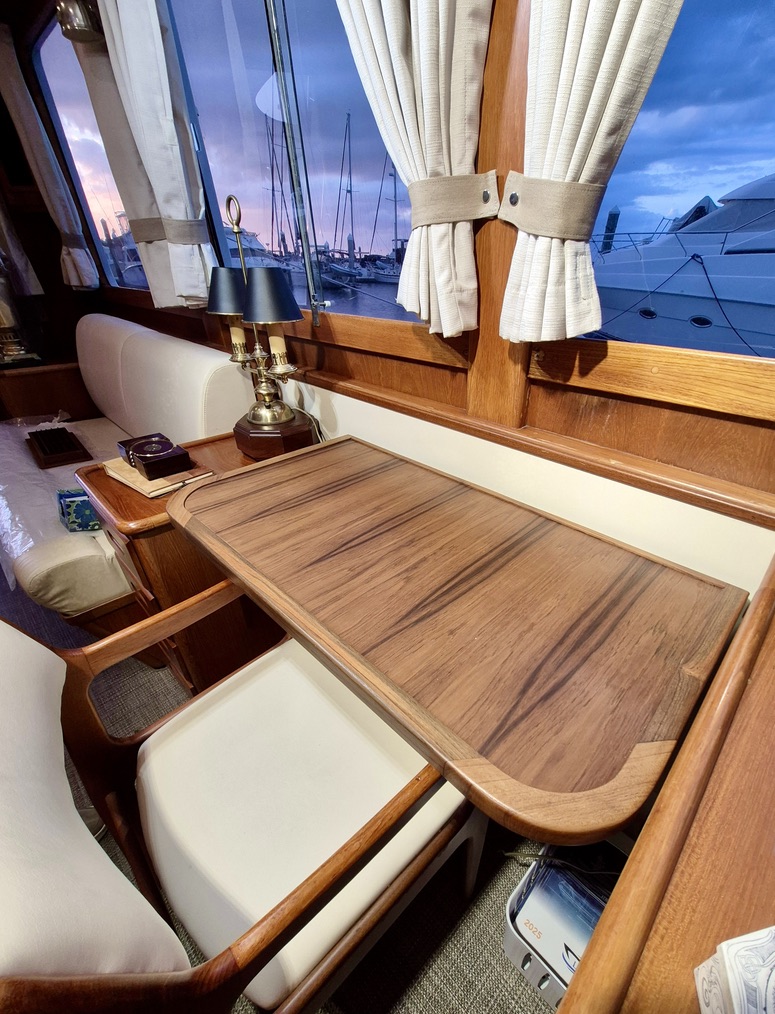 H-Yacht Carpentry Boat Restoration Wordkspace Ergodesk Bradenton, Florida.
