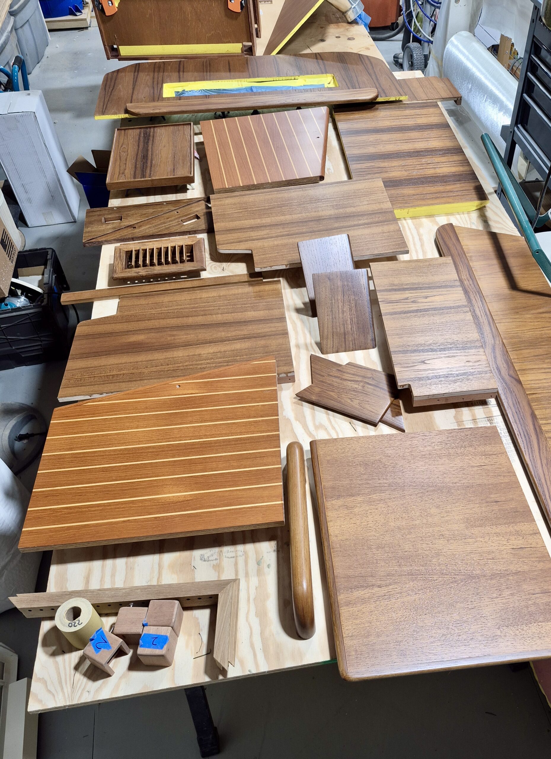 M-A Custom Yacht Carpentry Modernization Restoration Project Wood Parts Bradenton Florida