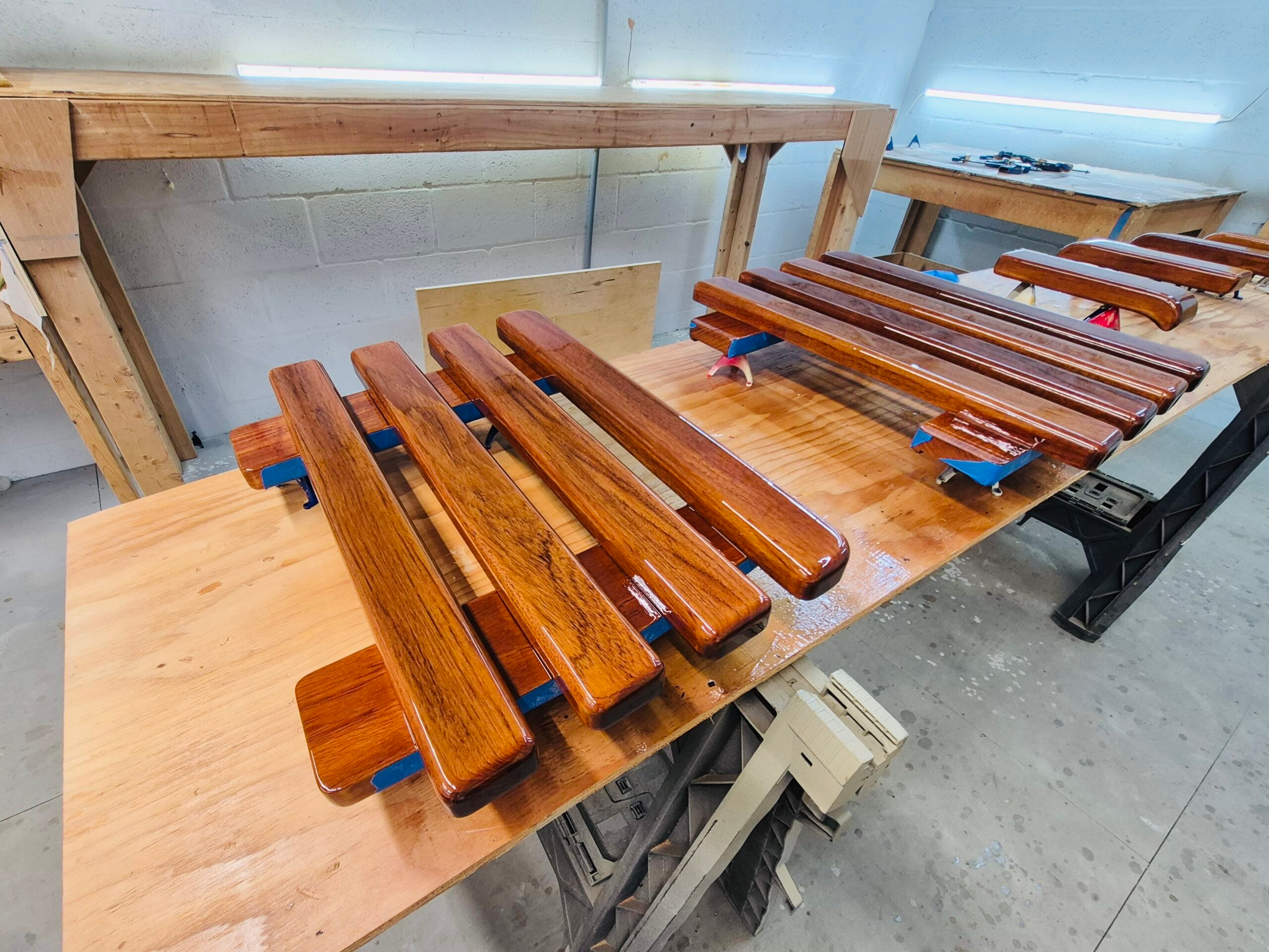 Flybridge Helm Seat Parts After Boat Interior Refinishing And Brightwok, Port Charlotte.