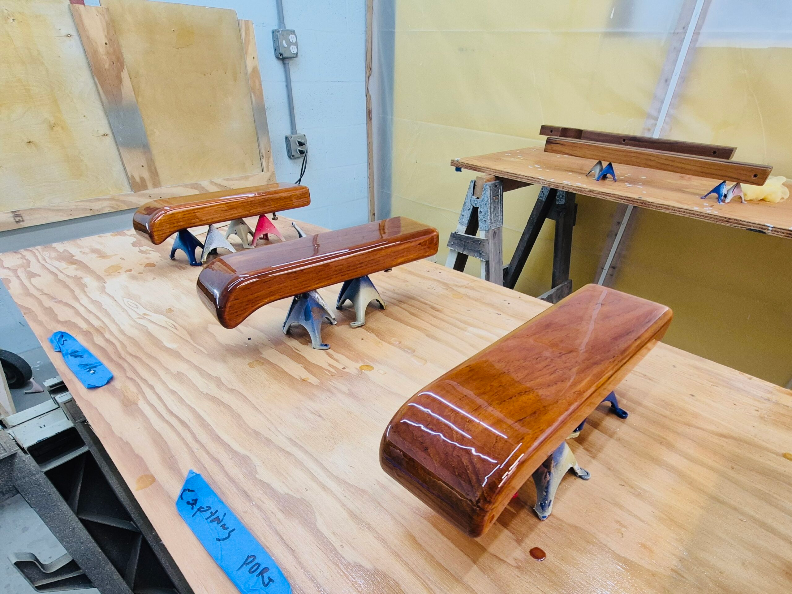 Flybridge Helm Seat After Boat Interior Refinishing And Brightwok, Port Charlotte.